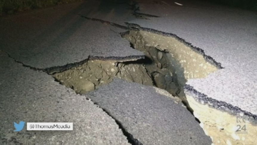 Footage shows extent of damage after quake hit New Zealand overnight