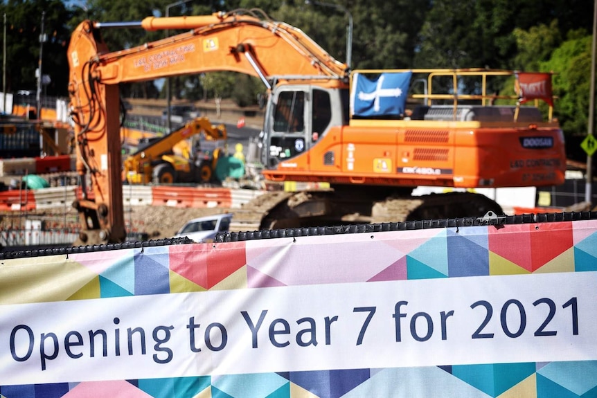 Inner City South State Secondary College construction site.