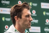Australian test captain Pat Cummins media conference.