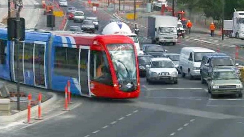 Tram track tested