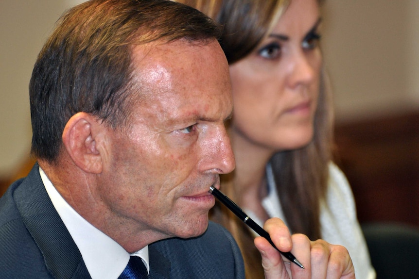 Tony Abbott and Peta Credlin