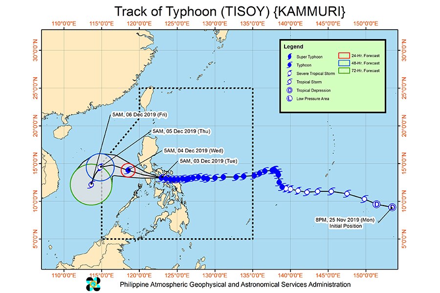 Philippines Braces For Typhoon Kammuri, The 20th Storm To Hit The ...