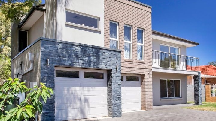 A modern two-storey house