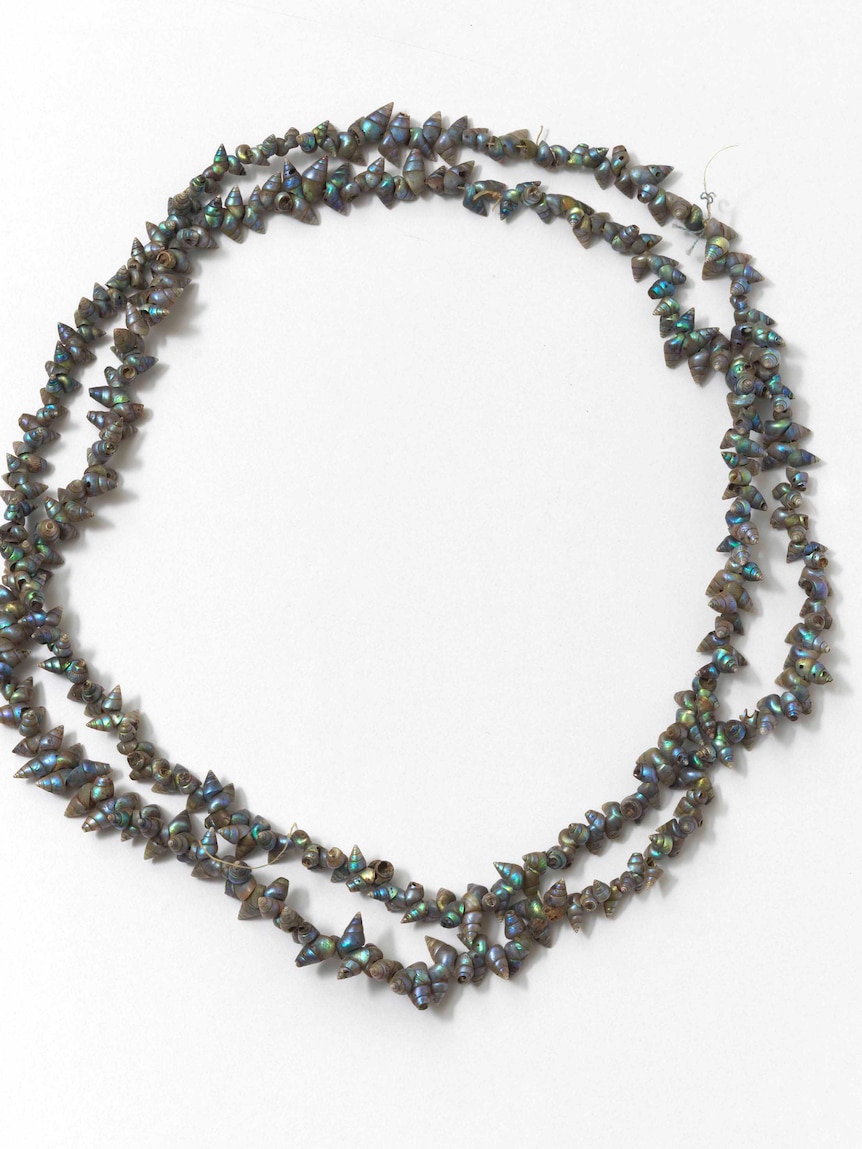 Tasmanian Aboriginal marina shell necklace