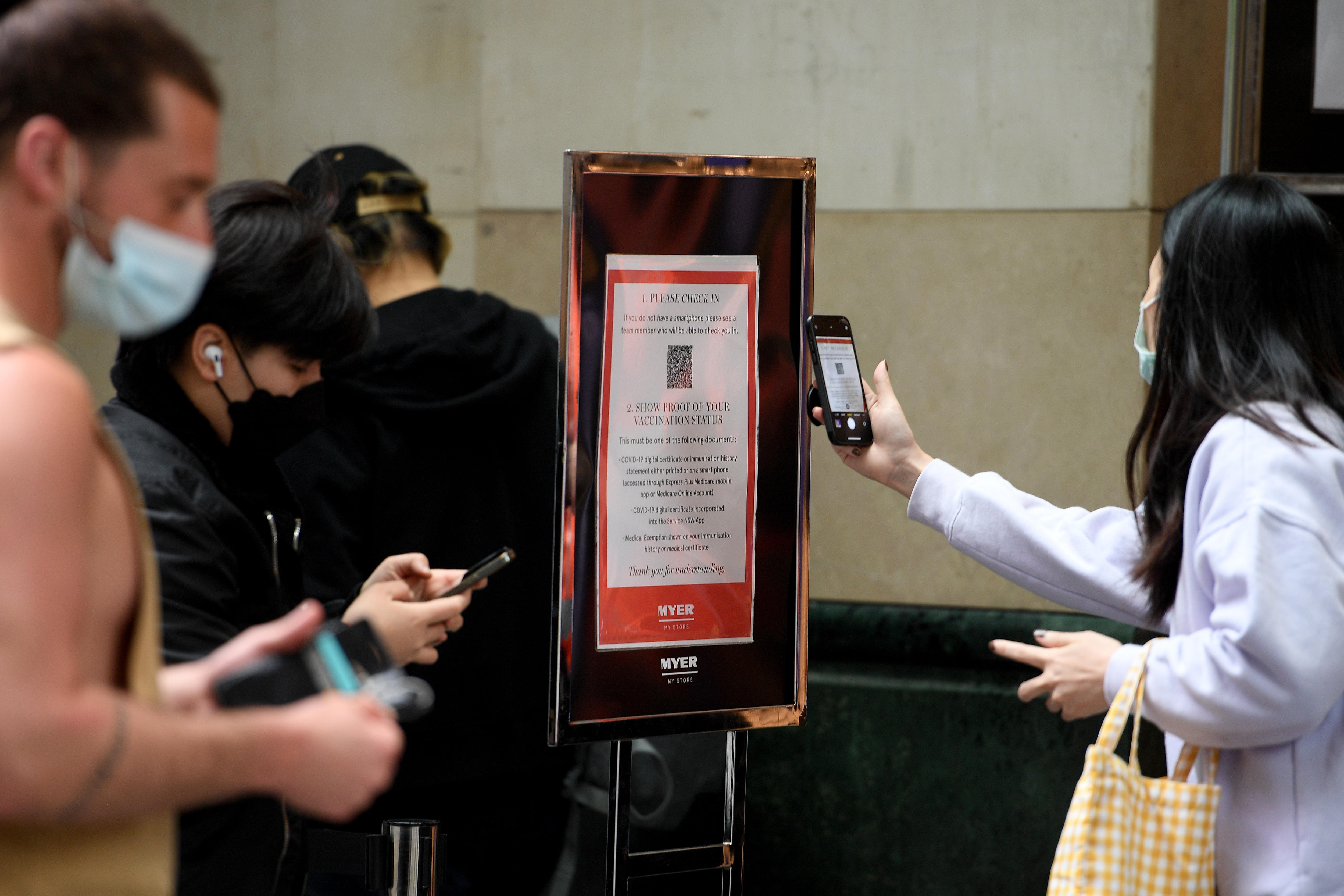 COVID NSW checking in