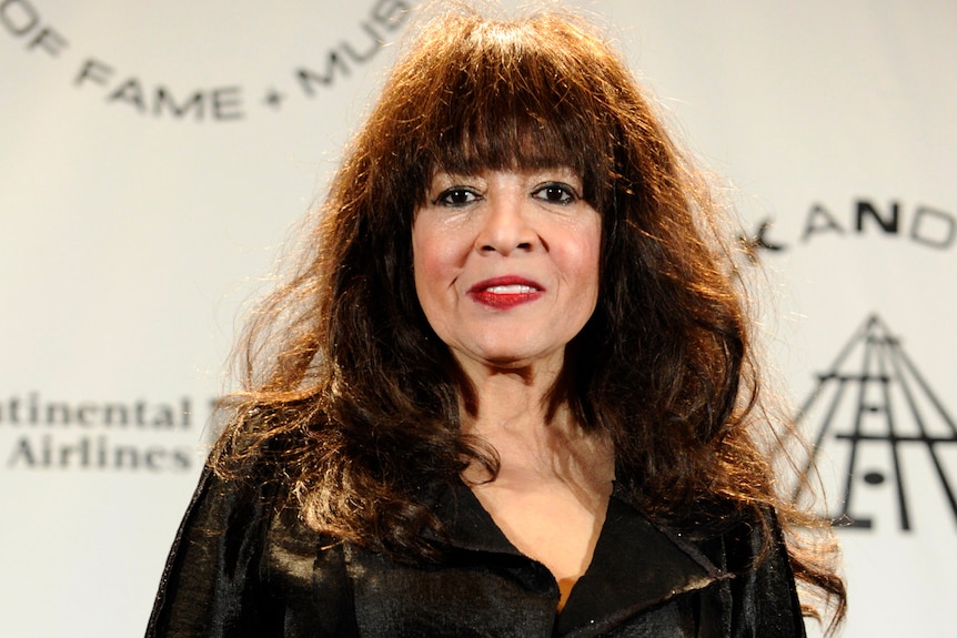 Ronnie Spector after being inducted into the Rock and Roll Hall of Fame in 2010.
