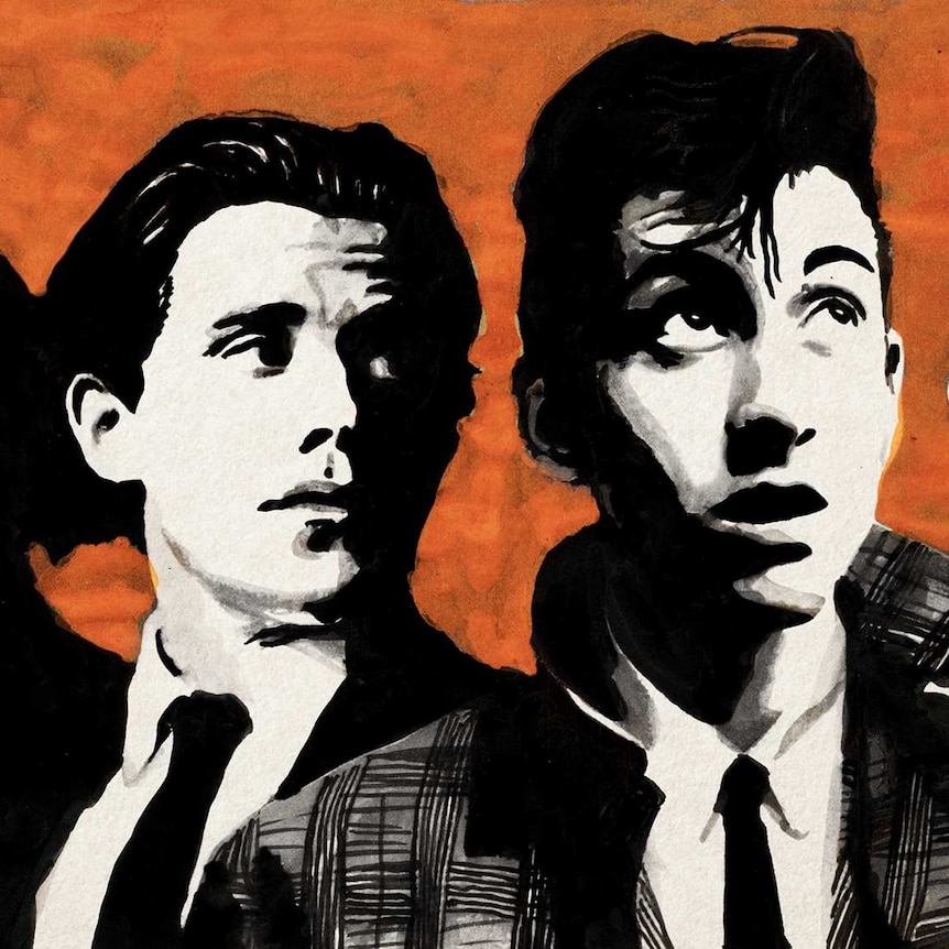 An illustration of the band Arctic Monkeys