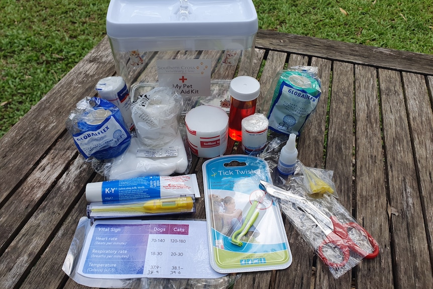 medical supplies for a first aid kit