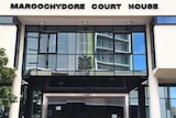 Front entrance of Maroochydore Court House on Queensland's Sunshine Coast on November 26, 2018.