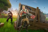 Artwork from the video game Fortnite Battle Royale