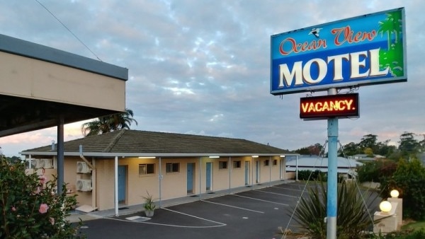 A shot of the Mollymook Ocean View Motel.