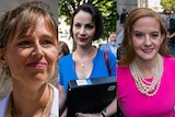An image of three women who testified in Ghislaine Maxwell's trial