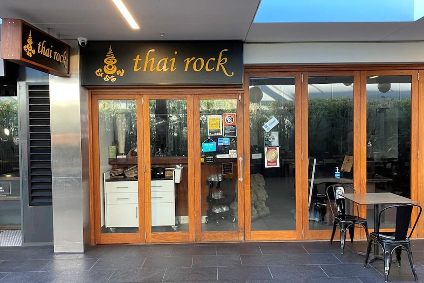 A thai restaurant