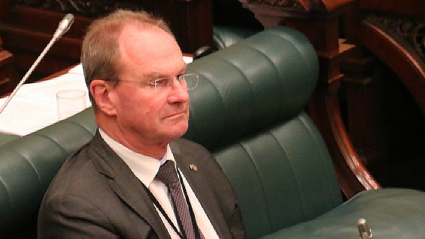 Martin Hamilton-Smith seated in State Parliament.