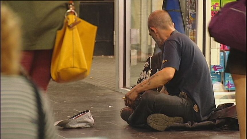 Beggars - the public face of homelessness in Melbourne