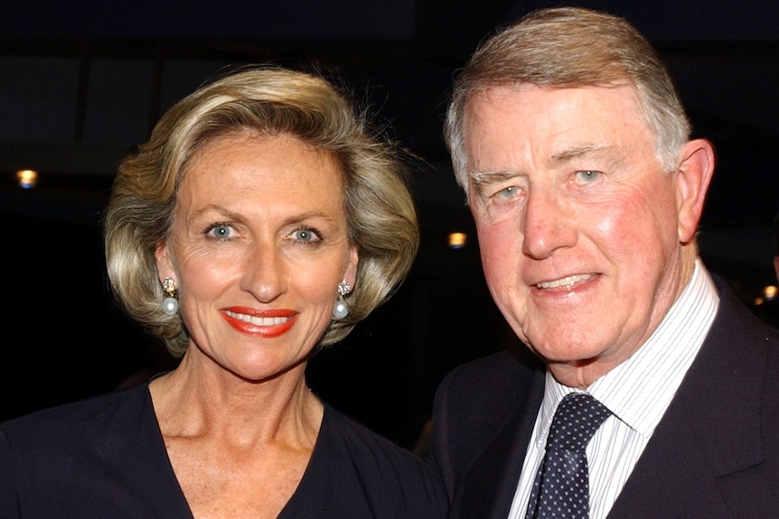 Neville Wran and his wife Jill.