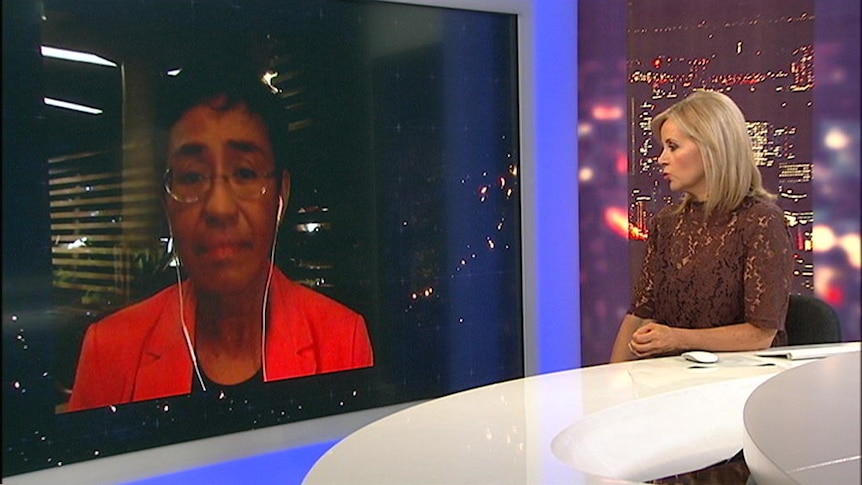 Rappler CEO Maria Ressa appeals to Philippines Government to uphold rule of law