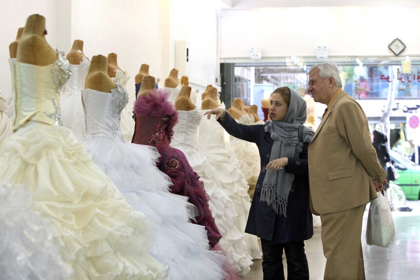 Wedding dresses in Tehran