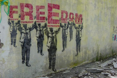 File photo: Freedom graffiti (Flickr: The Unnamed)