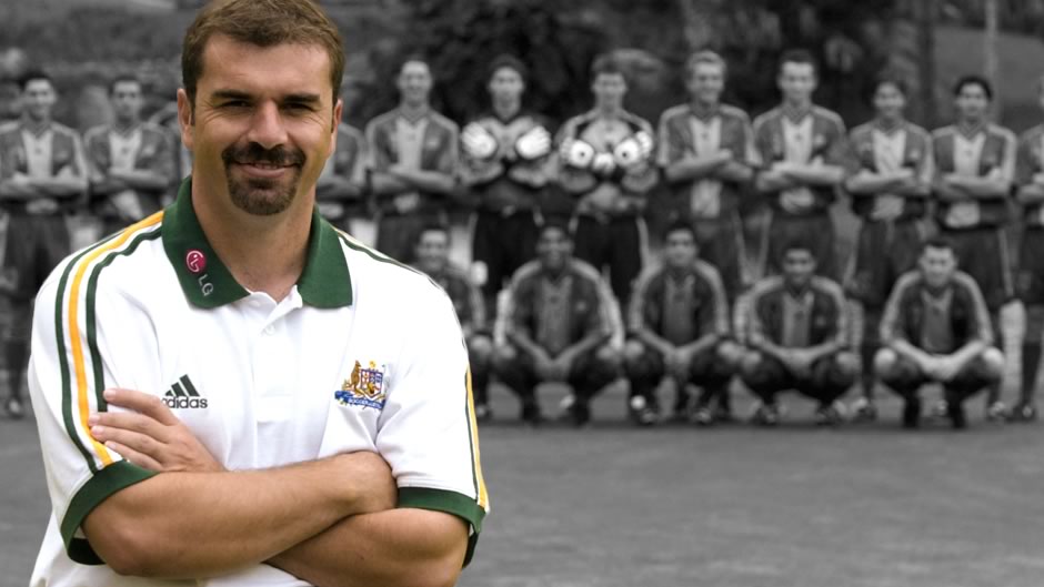 Ange Postecoglou as national youth team coach