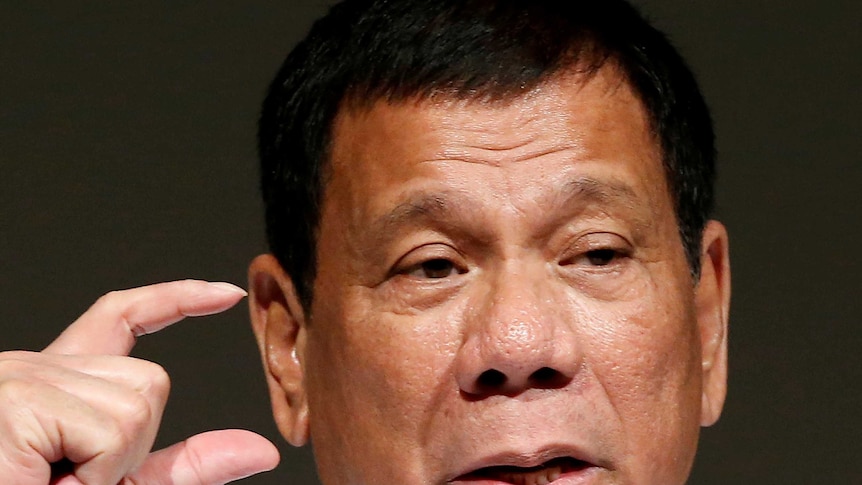 Philippine President Rodrigo Duterte