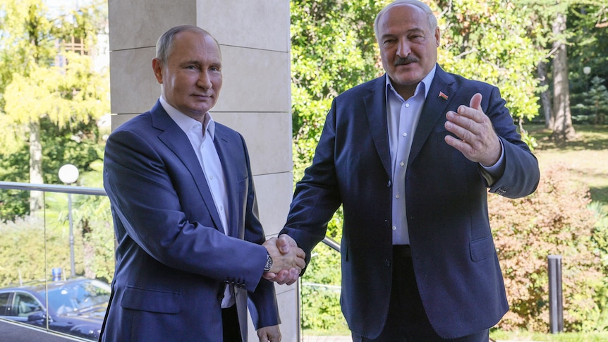 Belarus and Russian presidents