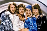 ABBA pose at Eurovision in 1974