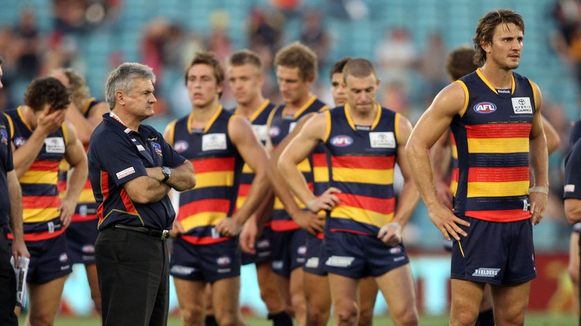 Playing for pride: Neil Craig and his Crows reflect on a sixth straight loss for the 2010 AFL season.