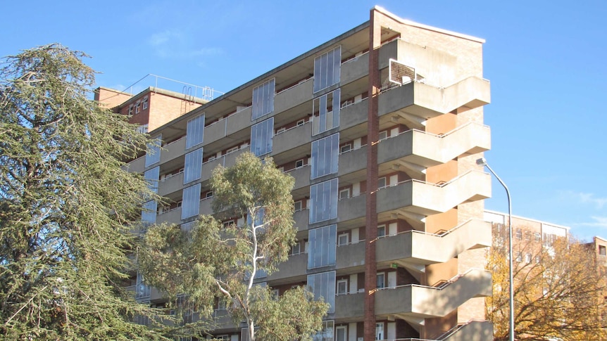The Currong Apartments at Reid are one of the buildings that have been earmarked for redevelopment.