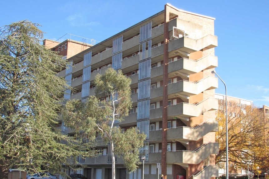 The Currong Apartments at Reid are one of the buildings that have been earmarked for redevelopment.