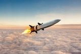 An artist's rendering of America's Hypersonic Air-Breathing missile.