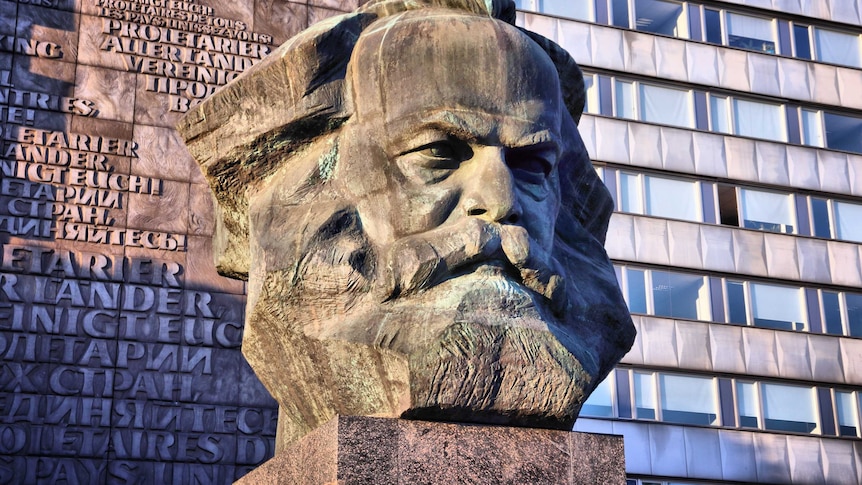 Karl Marx statue, Chemnitz city, Germany