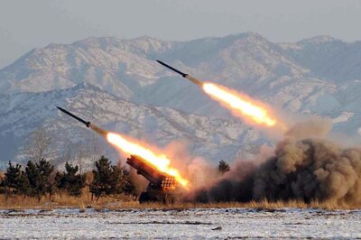A file photo of missiles being tested in North Korea (AFP: Korean Central News Agency, file photo)