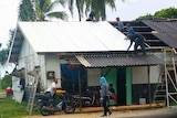 Replacing asbestos roofing on Nauru