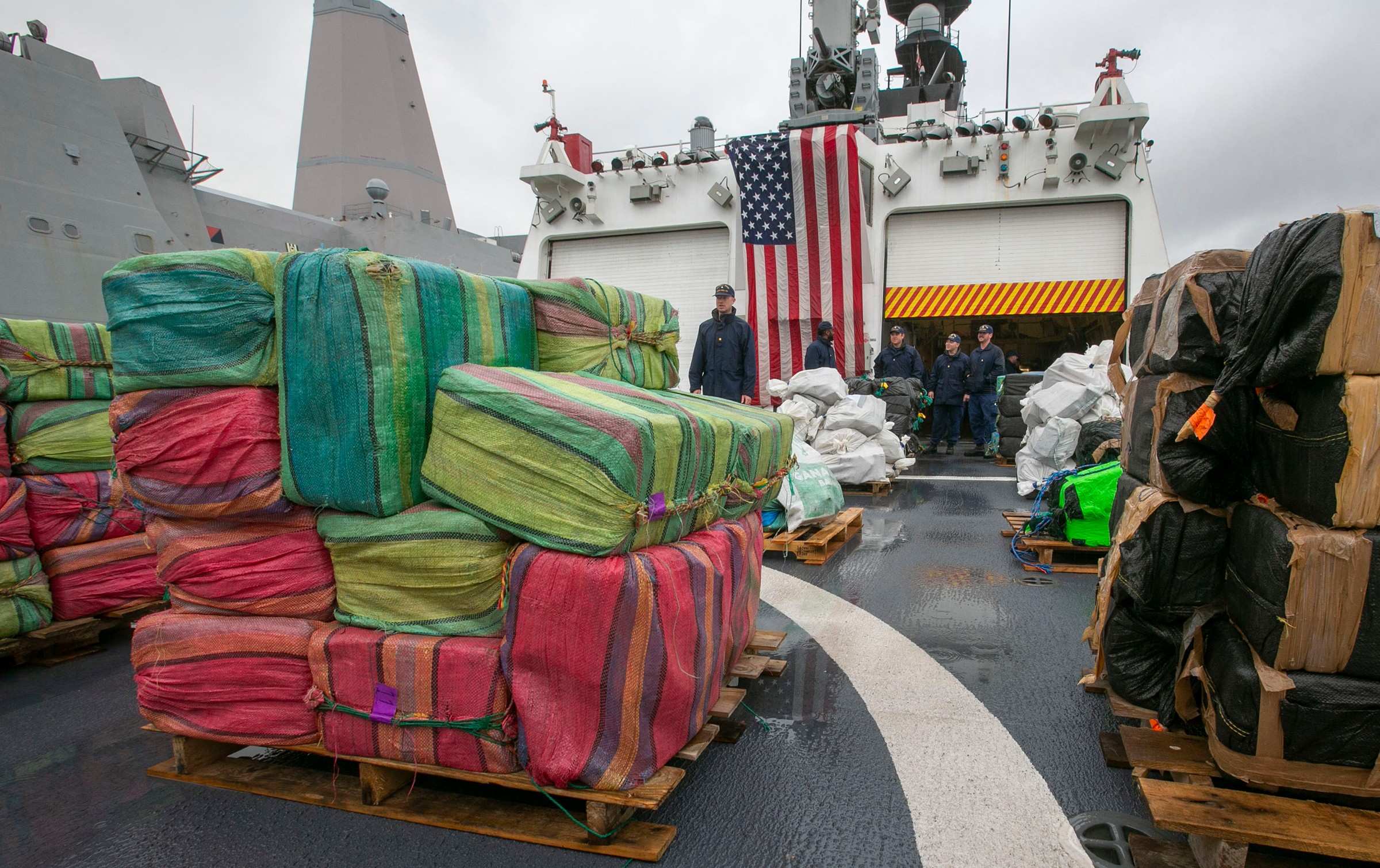 US Coast Guard nets $500 million of cocaine during drug busts in ...