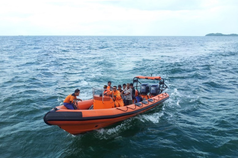 An Indonesian search and rescue boat