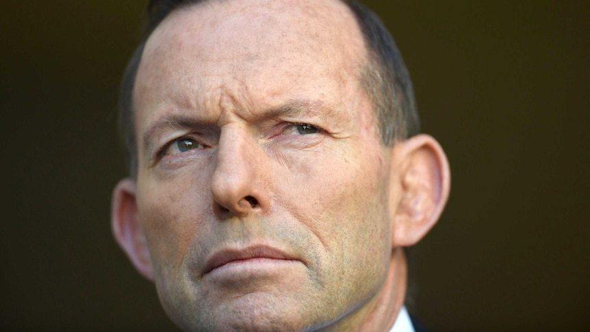 Prime Minister Tony Abbott speaks to the media during a press conference at Parliament House.