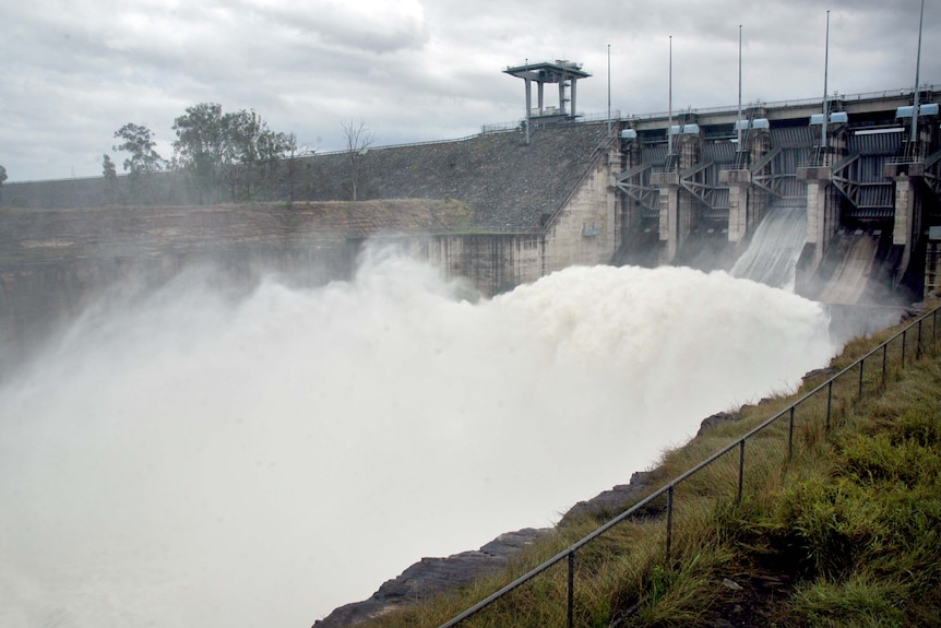 The report found the bulk of the water was released from Wivenhoe after the flood peak.