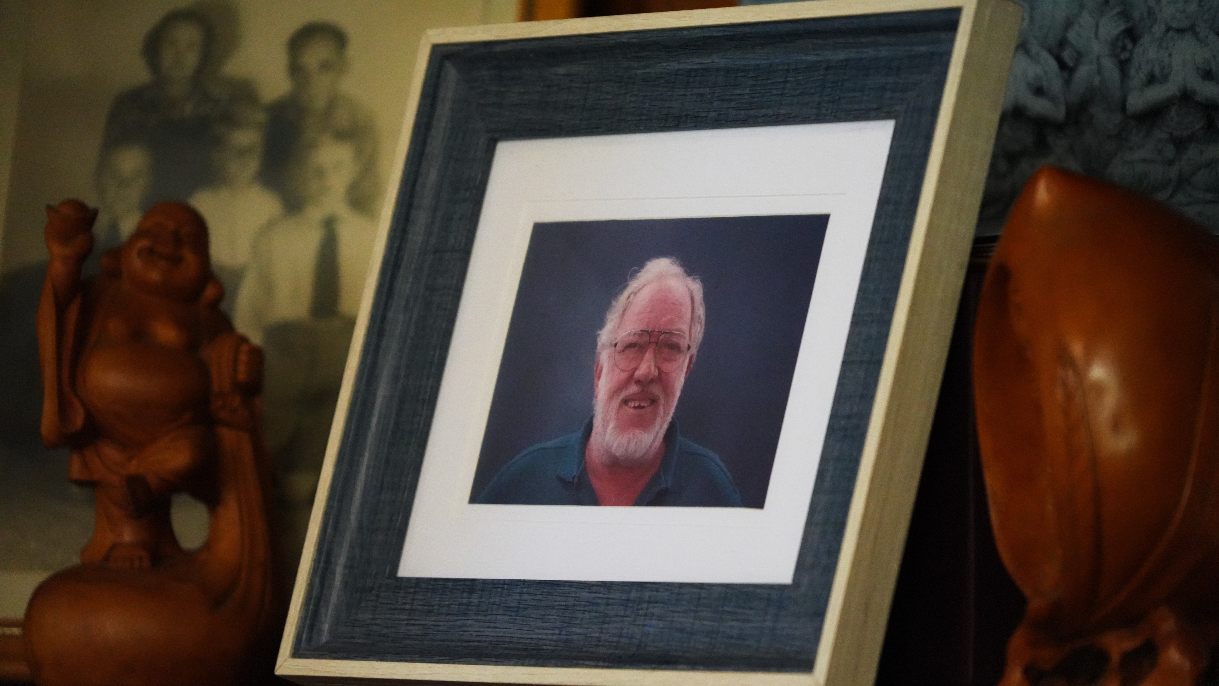 photoframe of elderly man