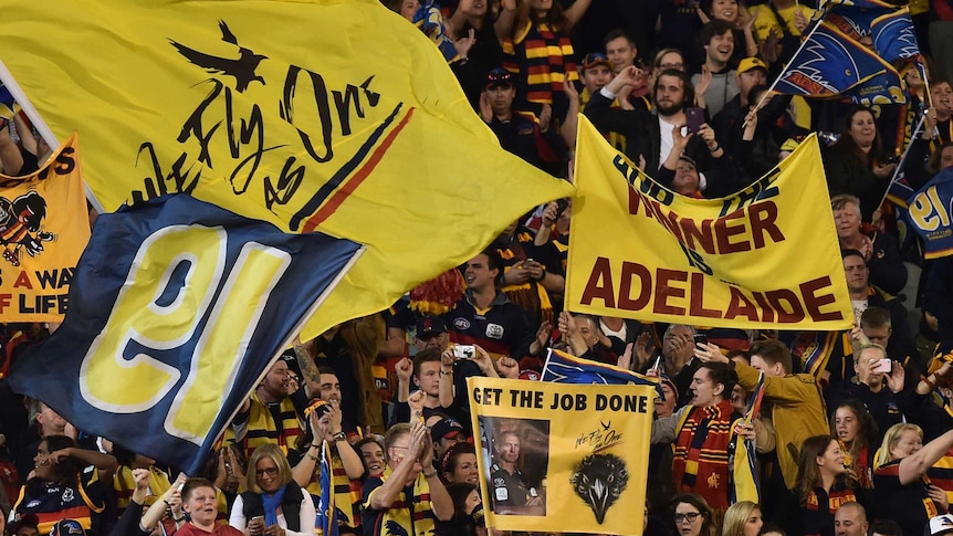 Crows supporters at MCG