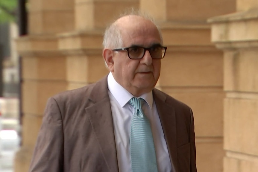 A man walks outside Adelaide's District Court