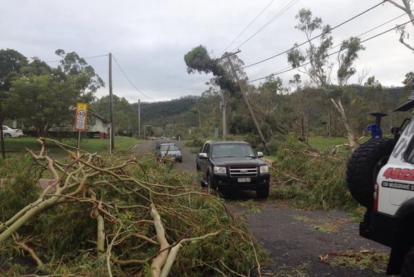 Powerlines down in Rockhampton