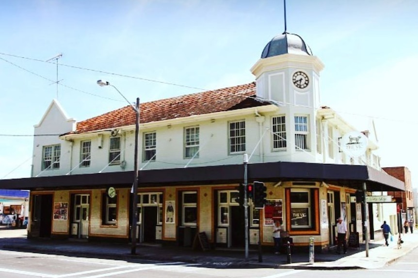 The exterior of Vic on the Park.