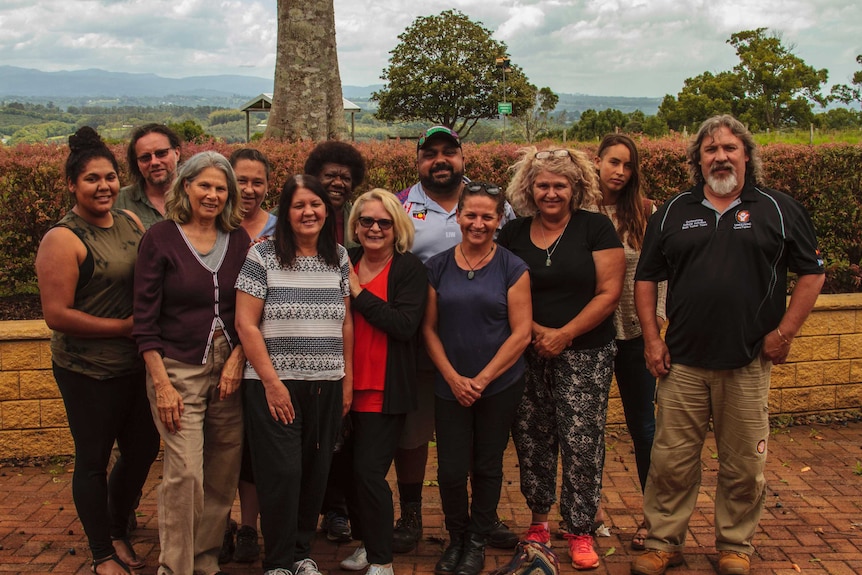 Class participating in bush food workshop