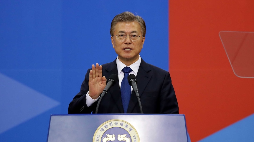 South Korean President Moon Jae-in