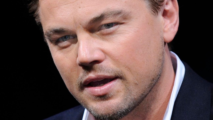 Leonardo DiCaprio speaksat a press conference