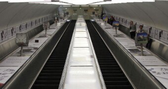 Escalators at Parliament Station