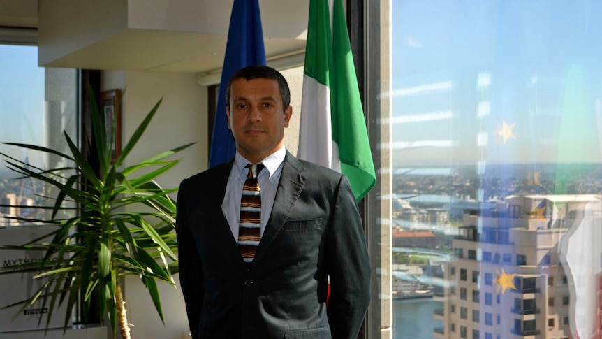 Italy's Consul General in Sydney Sergio Martes