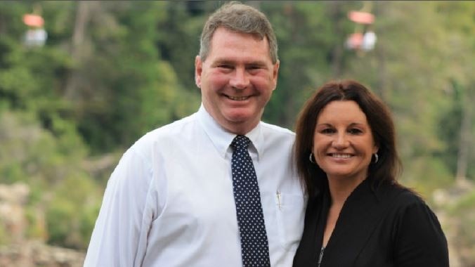 Devonport Mayor Steve Martin and Tasmanian Senator Jacqui Lambie.