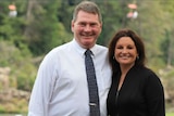Devonport Mayor Steve Martin and Tasmanian Senator Jacqui Lambie.